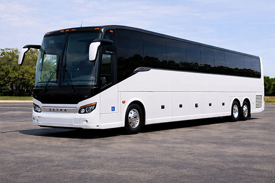 56-passenger charter bus rental Lake Charles TX